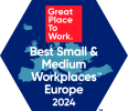 2024-GPTW-Best-Small-Medium-Workplaces-Europe-List-Badge-qv0jgqlurrxvfzhr2extcwlw9hzfa4apz83nzkp0qo